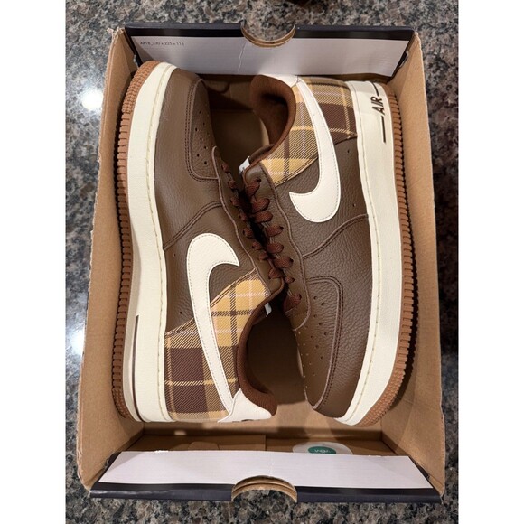 Size 10.5 Nike Air Force 1 Low \'07 LX Cacao Wow Pail Ivory Mens DV0791-200 main image 6